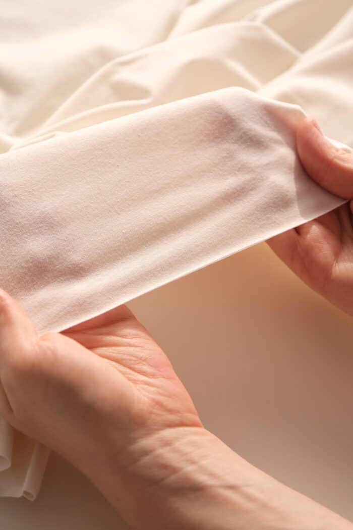 Antique white gusset lining fabric for underwear - Image 5