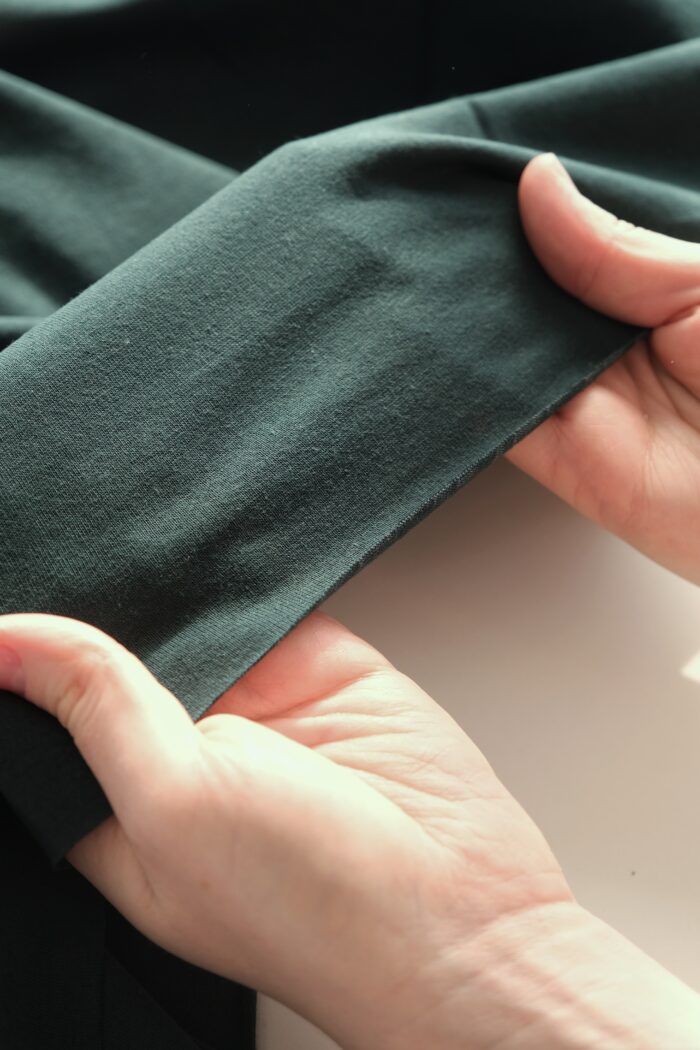 Tissu à gousset/doublure vert foncé pour sous-vêtements – Image 5