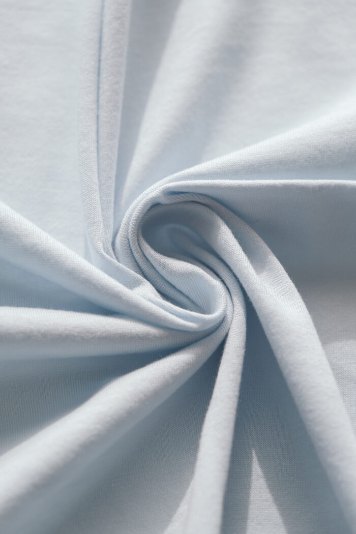 Tessuto blu con tassello/fodera per intimo - immagine 1