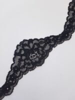 Cinta elástica estrecha negra, ancho 5,5 cm/1,96'' - Imagen 3