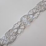narrow stretch lace trim, width 5 cm/ 1.96''