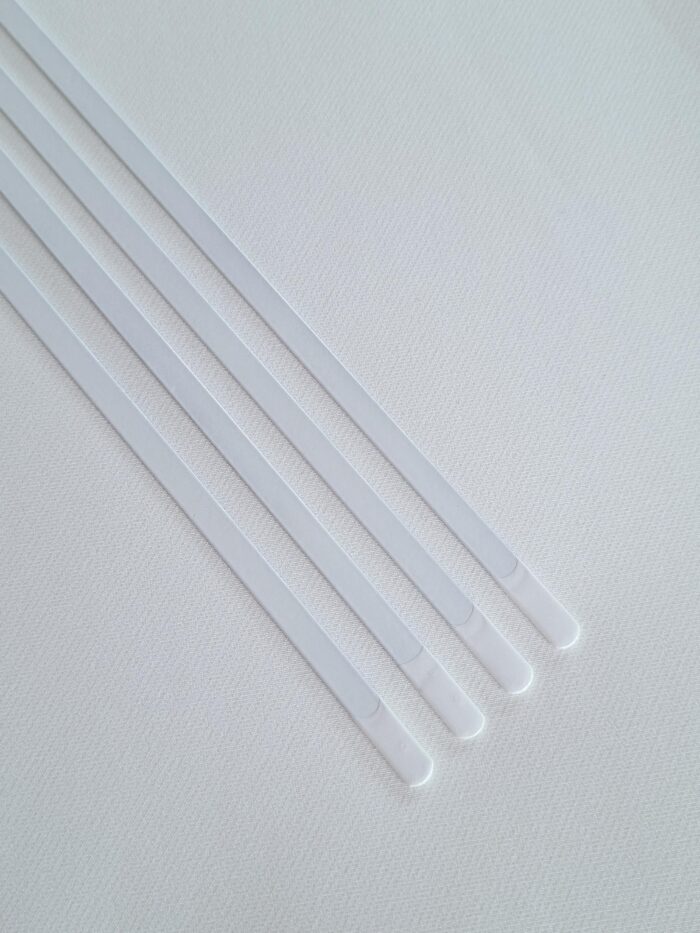 4 baleines en acier plat pour corseterie, longueur 26 cm – Image 2