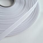 white rigid ribbon shaping tape for corsets & dressmaking, width 7 mm