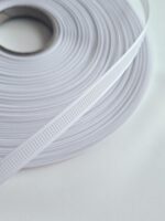 white rigid ribbon shaping tape for corsets & dressmaking, width 7 mm