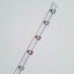 metal corset busk for corsetry & costume making, length 26 cm