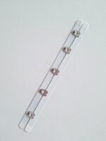metal corset busk for corsetry & costume making, length 26 cm