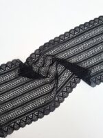 black elastic lace for sewing lingerie, lace fabric for bra making - Image 2