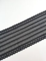 black elastic lace for sewing lingerie, lace fabric for bra making