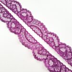 2m mirrored set stretch lace trim, width 4.5 cm/ 1.57''