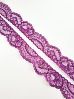 2m mirrored set stretch lace trim, width 4.5 cm/ 1.57''