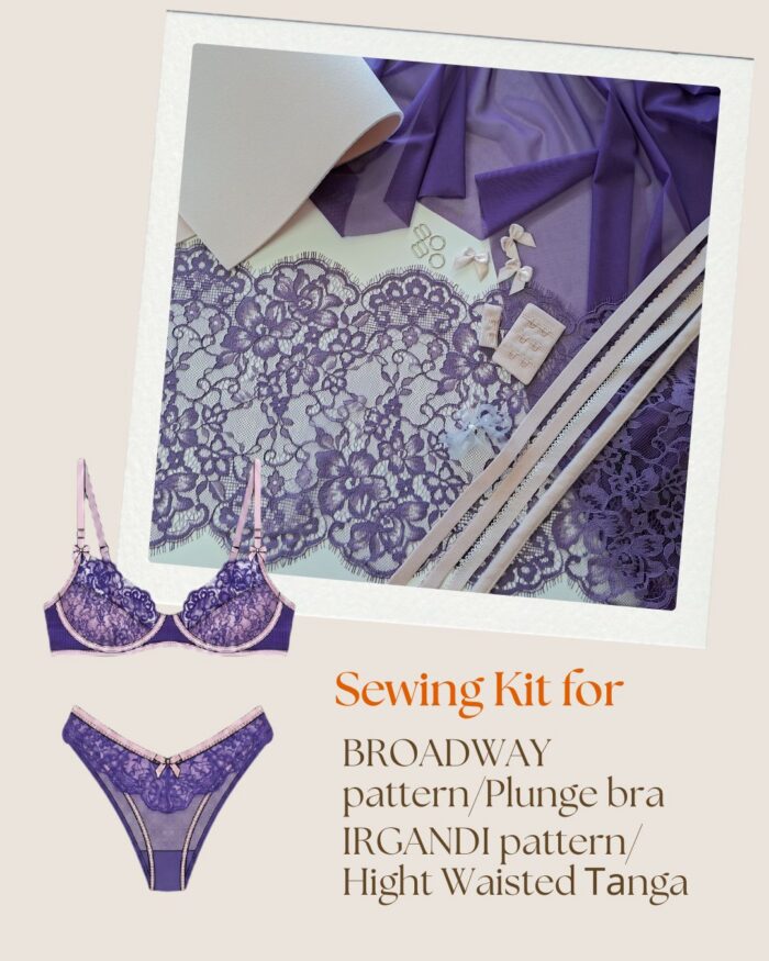 Complete Sewing Kit for BROADWAY & IRGANDI patterns (by Lingerie LVL) – Image 1