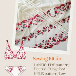 Complete Sewing Kit for LANTRY & HELIX patterns (by Lingerie LVL)