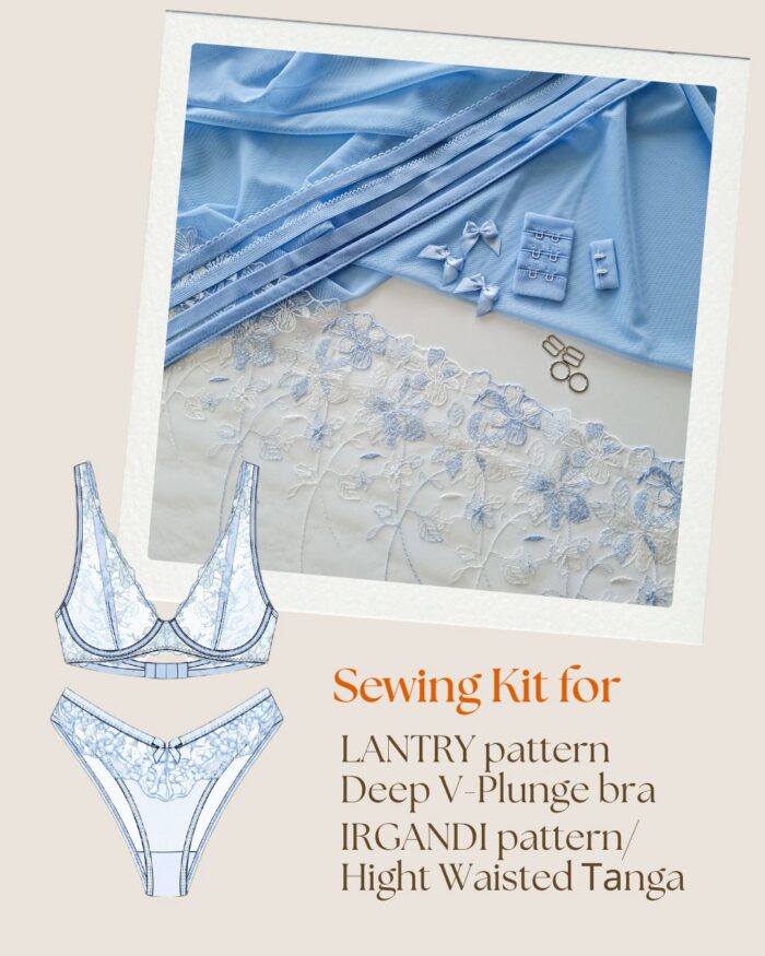 Complete Sewing Kit for LANTRY & IRGANDI patterns (by Lingerie LVL) – Image 1