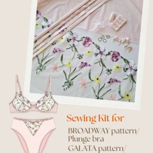 Complete Sewing Kit for BROADWAY & GALATA patterns (by Lingerie LVL)