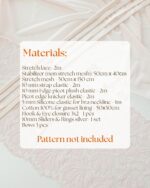 Complete Sewing Kit for ALCANTARA & ESTAIADA patterns (by Lingerie LVL) – Bild 3